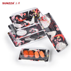 The sushi box&Disposable plastic PET&takeout package